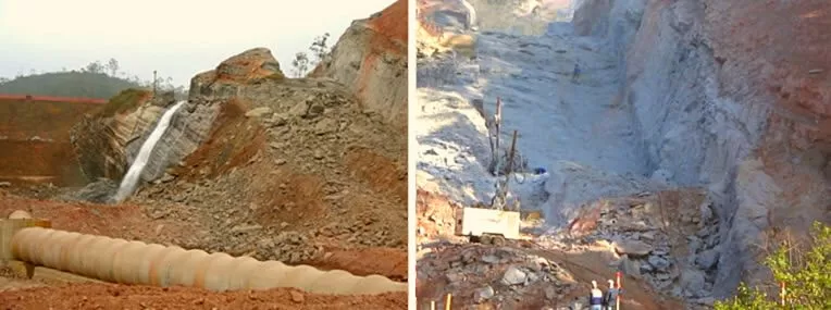 Desmontes Para Ampliação do Vertedouro em Barragem Existente