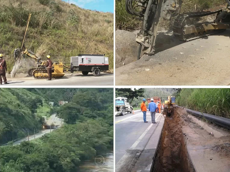 Desmontes para Escavação de Gasoduto